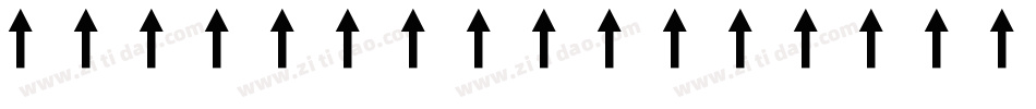 Three Arrows字体转换